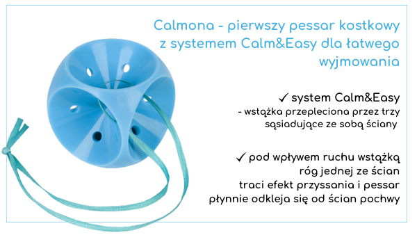 Calmona, pierwszy pessar kostkowy z systemem Calm&Easy dla łatwego wyjmowania